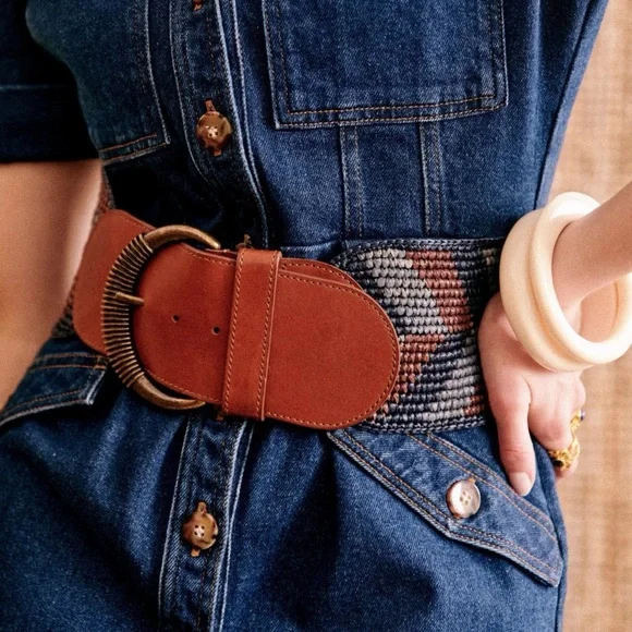 Sezane Wide waist belt NWT Sézane Carlie Belt Sz T.90 Sezane | Mercari main image 4